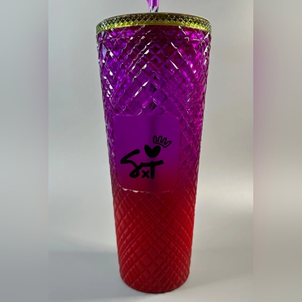 NWT Starbucks & Artist Shae Anothony Collaboration Ombre Tumbler - Picture 2 of 5